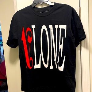 Vlone Palm Angels black red tshirt size small